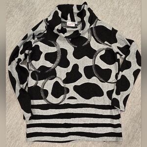 NWT Opal Rose cowl neck sweater